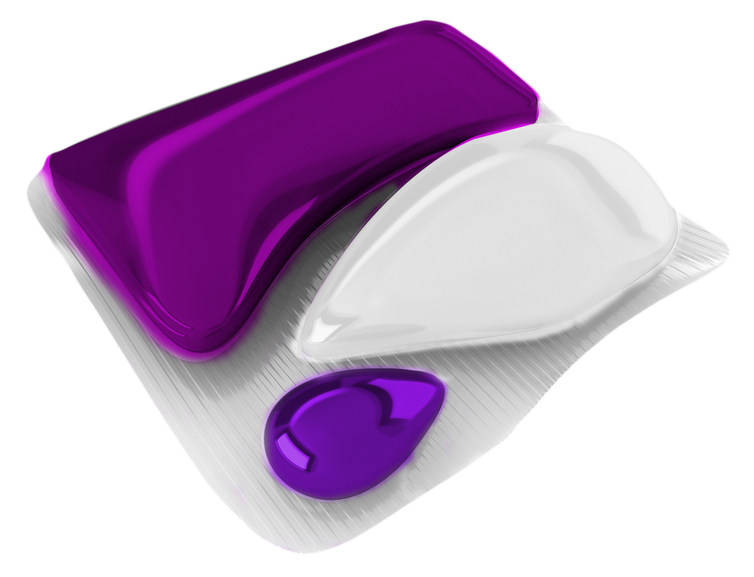 Purple & White Pac